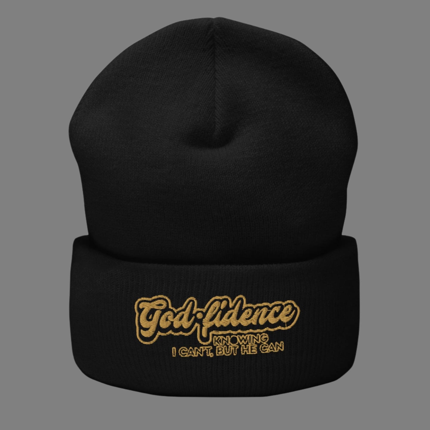 cold weather beanie, godfidence