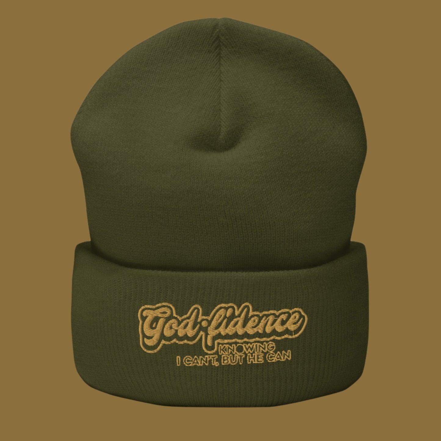 cold weather beanie, godfidence