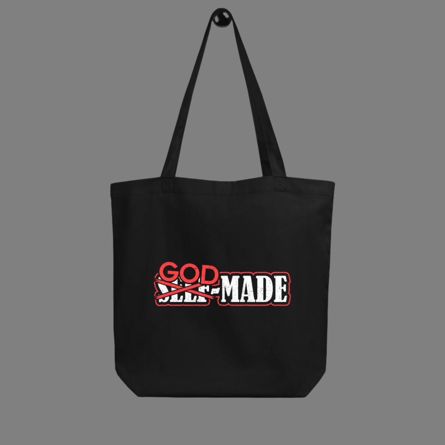 god made tote bag